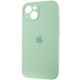 Чохол Silicone Case Full Camera Protective (AA) для Apple iPhone 14 (6.1") Зелений / Spearmint