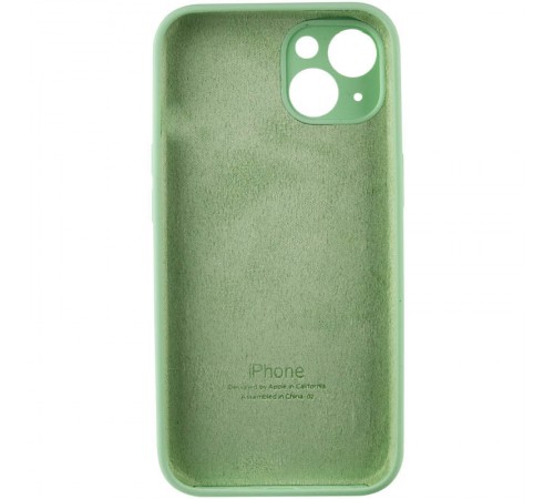 Чохол Silicone Case Full Camera Protective (AA) для Apple iPhone 14 (6.1") Зелений / Spearmint Чохол Silicone Case Full Camera Protective (AA) для Apple iPhone 14 (6.1") Зелений / Spearmint