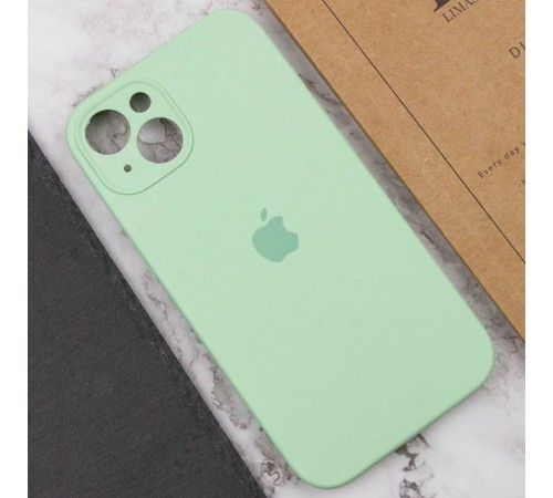 Чохол Silicone Case Full Camera Protective (AA) для Apple iPhone 14 (6.1") Зелений / Spearmint Чохол Silicone Case Full Camera Protective (AA) для Apple iPhone 14 (6.1") Зелений / Spearmint
