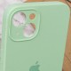 Чохол Silicone Case Full Camera Protective (AA) для Apple iPhone 14 (6.1") Зелений / Spearmint