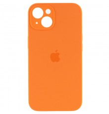 Чохол Silicone Case Full Camera Protective (AA) для Apple iPhone 14 (6.1") Помаранчевий / Kumquat