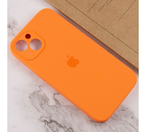 Чохол Silicone Case Full Camera Protective (AA) для Apple iPhone 14 (6.1") Помаранчевий / Kumquat Чохол Silicone Case Full Camera Protective (AA) для Apple iPhone 14 (6.1") Помаранчевий / Kumquat