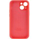 Чохол Silicone Case Full Camera Protective (AA) для Apple iPhone 14 (6.1") Помаранчевий / Pink citrus
