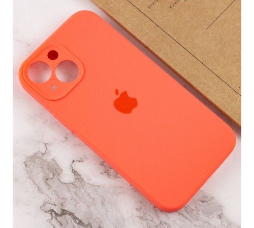 Чохол Silicone Case Full Camera Protective (AA) для Apple iPhone 14 (6.1") Помаранчевий / Pink citrus Чохол Silicone Case Full Camera Protective (AA) для Apple iPhone 14 (6.1") Помаранчевий / Pink citrus