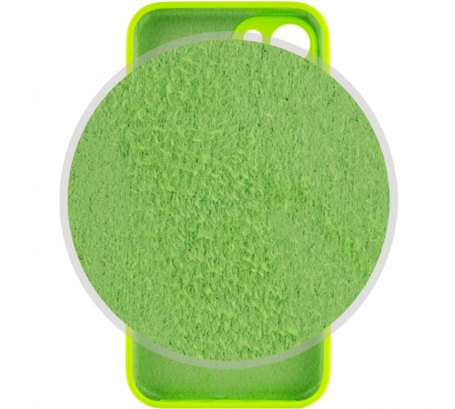 Чохол Silicone Case Full Camera Protective (AA) для Apple iPhone 14 (6.1") Салатовий / Neon green Чохол Silicone Case Full Camera Protective (AA) для Apple iPhone 14 (6.1") Салатовий / Neon green