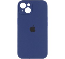 Чохол Silicone Case Full Camera Protective (AA) для Apple iPhone 14 (6.1") Синій / Deep navy