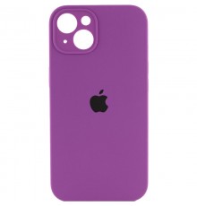 Чохол Silicone Case Full Camera Protective (AA) для Apple iPhone 14 (6.1") Фіолетовий / Grape