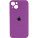 Чохол Silicone Case Full Camera Protective (AA) для Apple iPhone 14 (6.1") Фіолетовий / Grape