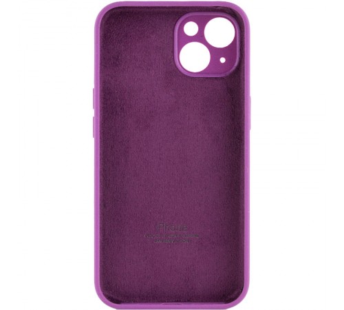 Чохол Silicone Case Full Camera Protective (AA) для Apple iPhone 14 (6.1") Фіолетовий / Grape Чохол Silicone Case Full Camera Protective (AA) для Apple iPhone 14 (6.1") Фіолетовий / Grape