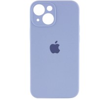 Чохол Silicone Case Full Camera Protective (AA) для Apple iPhone 14 (6.1") Блакитний / Lilac Blue / PVH