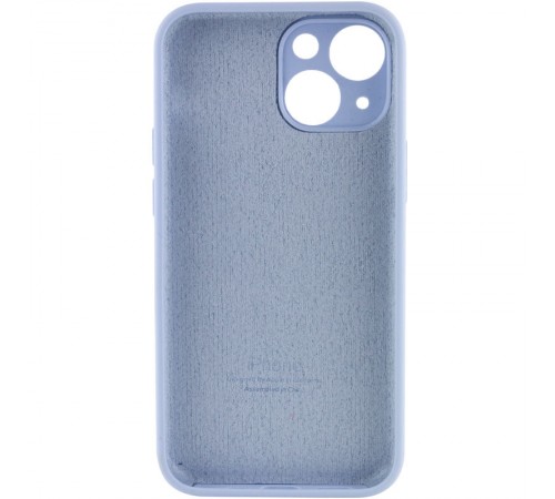 Чохол Silicone Case Full Camera Protective (AA) для Apple iPhone 14 (6.1") Блакитний / Lilac Blue / PVH Чохол Silicone Case Full Camera Protective (AA) для Apple iPhone 14 (6.1") Блакитний / Lilac Blue / PVH