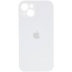 Чохол Silicone Case Full Camera Protective (AA) для Apple iPhone 14 (6.1") Білий / White / PVH
