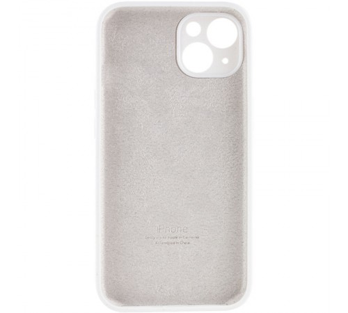 Чохол Silicone Case Full Camera Protective (AA) для Apple iPhone 14 (6.1") Білий / White / PVH Чохол Silicone Case Full Camera Protective (AA) для Apple iPhone 14 (6.1") Білий / White / PVH