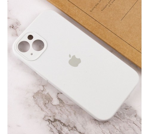 Чохол Silicone Case Full Camera Protective (AA) для Apple iPhone 14 (6.1") Білий / White / PVH Чохол Silicone Case Full Camera Protective (AA) для Apple iPhone 14 (6.1") Білий / White / PVH