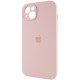 Чохол Silicone Case Full Camera Protective (AA) для Apple iPhone 14 (6.1") Рожевий / Pink Sand / PVH