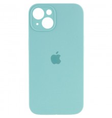 Чохол Silicone Case Full Camera Protective (AA) для Apple iPhone 14 (6.1") Бірюзовий / Marine Green / PVH
