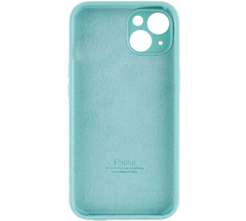 Чохол Silicone Case Full Camera Protective (AA) для Apple iPhone 14 (6.1") Бірюзовий / Marine Green / PVH Чохол Silicone Case Full Camera Protective (AA) для Apple iPhone 14 (6.1") Бірюзовий / Marine Green / PVH