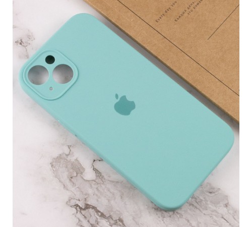 Чохол Silicone Case Full Camera Protective (AA) для Apple iPhone 14 (6.1") Бірюзовий / Marine Green / PVH Чохол Silicone Case Full Camera Protective (AA) для Apple iPhone 14 (6.1") Бірюзовий / Marine Green / PVH