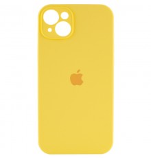 Чохол Silicone Case Full Camera Protective (AA) для Apple iPhone 14 (6.1") Жовтий / Yellow / PVH