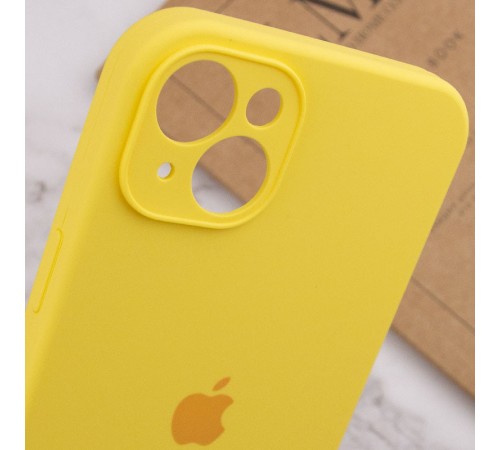 Чохол Silicone Case Full Camera Protective (AA) для Apple iPhone 14 (6.1") Жовтий / Yellow / PVH Чохол Silicone Case Full Camera Protective (AA) для Apple iPhone 14 (6.1") Жовтий / Yellow / PVH
