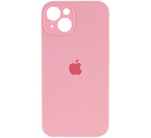 Чохол Silicone Case Full Camera Protective (AA) для Apple iPhone 14 (6.1") Рожевий / Light pink / PVH