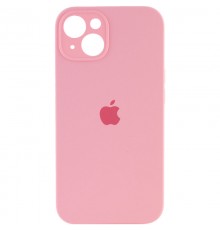 Чохол Silicone Case Full Camera Protective (AA) для Apple iPhone 14 (6.1") Рожевий / Light pink / PVH