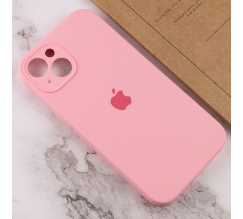 Чохол Silicone Case Full Camera Protective (AA) для Apple iPhone 14 (6.1") Рожевий / Light pink / PVH Чохол Silicone Case Full Camera Protective (AA) для Apple iPhone 14 (6.1") Рожевий / Light pink / PVH