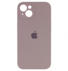 Чохол Silicone Case Full Camera Protective (AA) для Apple iPhone 14 (6.1") Сірий / Lavender / PVH