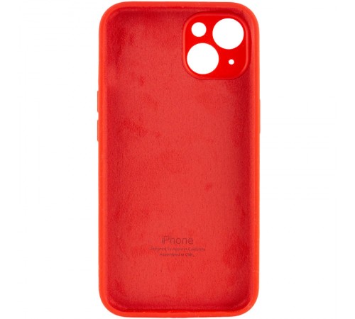 Чохол Silicone Case Full Camera Protective (AA) для Apple iPhone 14 (6.1") Червоний / Red / PVH Чохол Silicone Case Full Camera Protective (AA) для Apple iPhone 14 (6.1") Червоний / Red / PVH