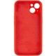 Чохол Silicone Case Full Camera Protective (AA) для Apple iPhone 14 (6.1") Червоний / Red / PVH