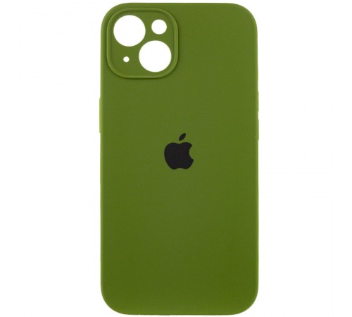 Чохол Silicone Case Full Camera Protective (AA) для Apple iPhone 14 (6.1") Зелений / Dark Olive / PVH Чохол Silicone Case Full Camera Protective (AA) для Apple iPhone 14 (6.1") Зелений / Dark Olive / PVH
