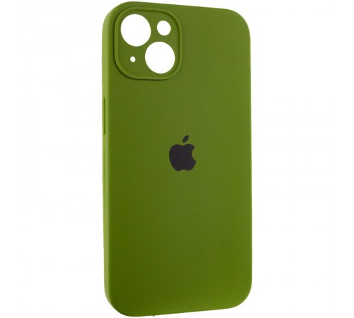 Чохол Silicone Case Full Camera Protective (AA) для Apple iPhone 14 (6.1") Зелений / Dark Olive / PVH Чохол Silicone Case Full Camera Protective (AA) для Apple iPhone 14 (6.1") Зелений / Dark Olive / PVH