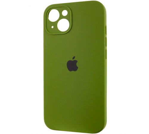 Чохол Silicone Case Full Camera Protective (AA) для Apple iPhone 14 (6.1") Зелений / Dark Olive / PVH Чохол Silicone Case Full Camera Protective (AA) для Apple iPhone 14 (6.1") Зелений / Dark Olive / PVH
