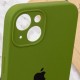 Чохол Silicone Case Full Camera Protective (AA) для Apple iPhone 14 (6.1") Зелений / Dark Olive / PVH