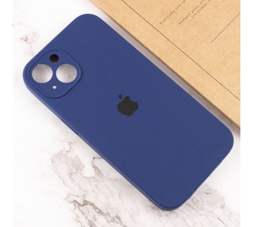 Чохол Silicone Case Full Camera Protective (AA) для Apple iPhone 14 (6.1") Синій / Deep navy / PVH Чохол Silicone Case Full Camera Protective (AA) для Apple iPhone 14 (6.1") Синій / Deep navy / PVH