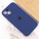 Чохол Silicone Case Full Camera Protective (AA) для Apple iPhone 14 (6.1") Синій / Deep navy / PVH