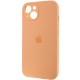 Чохол Silicone Case Full Camera Protective (AA) для Apple iPhone 14 (6.1") Помаранчевий / Cantaloupe / PVH
