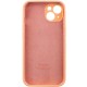 Чохол Silicone Case Full Camera Protective (AA) для Apple iPhone 14 (6.1") Помаранчевий / Cantaloupe / PVH