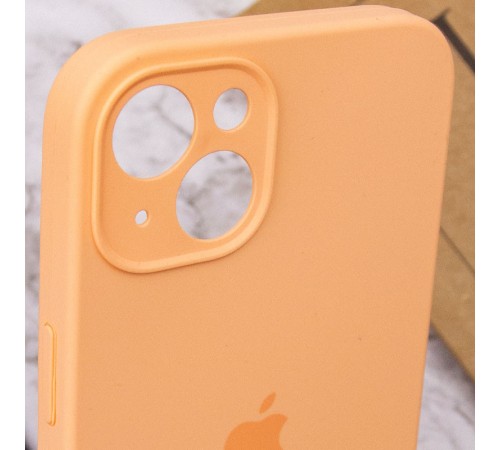 Чохол Silicone Case Full Camera Protective (AA) для Apple iPhone 14 (6.1") Помаранчевий / Cantaloupe / PVH Чохол Silicone Case Full Camera Protective (AA) для Apple iPhone 14 (6.1") Помаранчевий / Cantaloupe / PVH