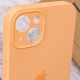 Чохол Silicone Case Full Camera Protective (AA) для Apple iPhone 14 (6.1") Помаранчевий / Cantaloupe / PVH