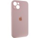 Чохол Silicone Case Full Camera Protective (AA) для Apple iPhone 14 (6.1") Рожевий / Chalk Pink / PVH
