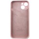 Чохол Silicone Case Full Camera Protective (AA) для Apple iPhone 14 (6.1") Рожевий / Chalk Pink / PVH