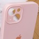 Чохол Silicone Case Full Camera Protective (AA) для Apple iPhone 14 (6.1") Рожевий / Chalk Pink / PVH