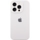Чохол Silicone Case Full Camera Protective (AA) для Apple iPhone 14 Pro (6.1") Білий / White / PVH