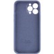 Чохол Silicone Case Full Camera Protective (AA) для Apple iPhone 14 Pro (6.1") Сірий / Lavender Gray / PVH