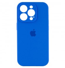 Чохол Silicone Case Full Camera Protective (AA) для Apple iPhone 14 Pro (6.1") Синій / Capri Blue / PVH