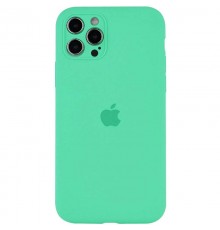 Чохол Silicone Case Full Camera Protective (AA) для Apple iPhone 14 Pro (6.1") Зелений / Spearmint