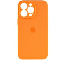 Чохол Silicone Case Full Camera Protective (AA) для Apple iPhone 14 Pro (6.1") Помаранчевий / Kumquat