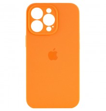 Чохол Silicone Case Full Camera Protective (AA) для Apple iPhone 14 Pro (6.1") Помаранчевий / Kumquat