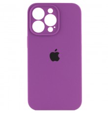 Чохол Silicone Case Full Camera Protective (AA) для Apple iPhone 14 Pro (6.1") Фіолетовий / Grape